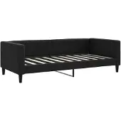 vidaXL Slaapbank 90x190 cm stof zwart