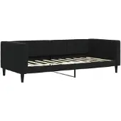 vidaXL Slaapbank 90x190 cm fluweel zwart
