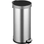 EKO - Aria pedaalemmer rond 35 liter - Stainless steel - mat RVS