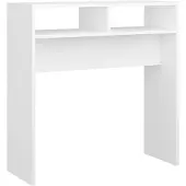 vidaXL Wandtafel 78x30x80 cm bewerkt hout wit