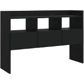 vidaXL Dressoir 105x30x70 cm bewerkt hout zwart