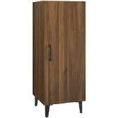 vidaXL Dressoir 34,5x34x90 cm bewerkt hout bruin eikenkleur