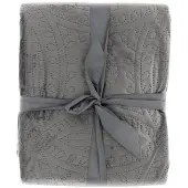 Unique living bedsprei veronica 220x220cm grey