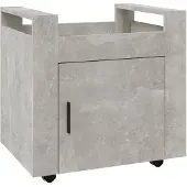 vidaXL Bureaukastje 60x45x60 cm bewerkt hout betongrijs