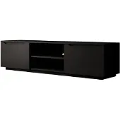 Meubella TV-Meubel mat Zwart 160cm industrieel
