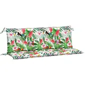 vidaXL Tuinbankkussens 2 st 150x50x7 cm stof meerkleurig