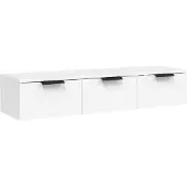 vidaXL Wandkast 102x30x20 cm bewerkt hout wit