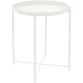 ML-Design Bijzettafel Anies | metaal wit 42x42x52 cm bijzettafels | NADUVI