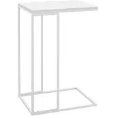 vidaXL Bijzettafel 40x30x59 cm bewerkt hout wit