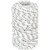vidaXL Boottouw gevlochten 2 mm x 500 m polyester wit