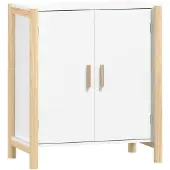 vidaXL Dressoir, wit, 62x38x70 cm, houtvezel