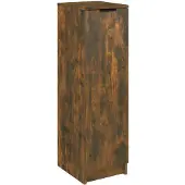 vidaXL Schoenenkast 30x35x100 cm bewerkt hout gerookt eikenkleurig
