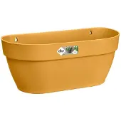 Elho Muur Plantenbak Vibia Campana Geel 35 X 16,2 X 14,8 Cm