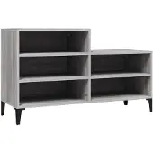 vidaXL Schoenenkast 102x36x60 cm bewerkt hout sonoma grijs