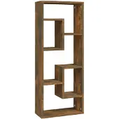 vidaXL Wandschap 36x16x90 cm bewerkt hout gerookt eikenkleurig