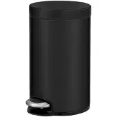 EKO - Serene pedaalemmer 12 liter - Steel Plastic - mat zwart - Prullenbak
