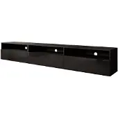 Meubella | TV-Meubel Zwart 270cm zwevend hangend
