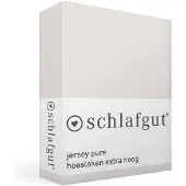 Schlafgut Pure Jersey Boxspring Hoeslaken XL - 180x200 - 200x220 744 Sand Light