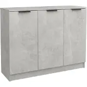 vidaXL Dressoir 90,5x30x70 cm bewerkt hout betongrijs