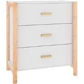 vidaXL Dressoir 62x38x70 cm bewerkt hout wit
