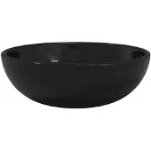 vidaXL Wasbak 35x12 cm gehard glas zwart