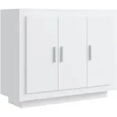 vidaXL Dressoir 92x35x75 cm bewerkt hout wit