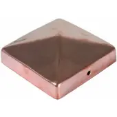 Intergard Paalornamenten koper piramide 71mm paalkap voor tuinpaal
