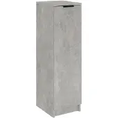 vidaXL Schoenenkast 30x35x100 cm bewerkt hout betongrijs