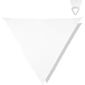 Vonroc Schaduwdoek Driehoek - Premium – ? 360 cm – Waterafstotend Wit