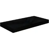 vidaXL Wandschap zwevend 50x23,5x3,8 cm MDF hoogglans zwart