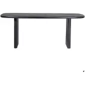 Giga Meubel Eettafel Gin Zwart Deens Ovaal 240cm