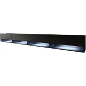 Meubella TV-Meubel Asino LED mat zwart - 280 cm