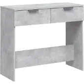 vidaXL Wandtafel 90x36x75 cm bewerkt hout betongrijs