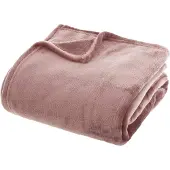Atmosphera Roze Flanellen Deken 180 x 230 cm