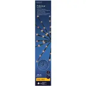 Lumineo Poolster kerstverlichting op batterijen | Ø 45 cm | Warm wit | 60 leds |