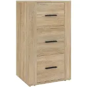 vidaXL Dressoir 40x33x70 cm bewerkt hout sonoma eikenkleurig