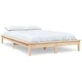 vidaXL Bedframe massief grenenhout 120x200 cm