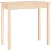vidaXL Wandtafel 80x40x75 cm massief grenenhout