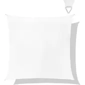 Vonroc Schaduwdoek Vierkant - Premium – 360x360 cm – Waterafstotend | Wit