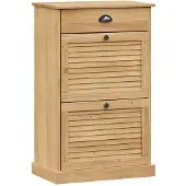 vidaXL Schoenenkast VIGO 60x35x96 cm massief grenenhout
