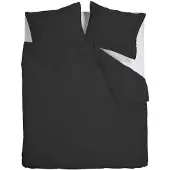 Ambiante Dekbedovertrek Satin Uni Zwart Satijn-240 x 200 / 220 cm | Lits-Jumeaux