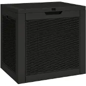 vidaXL Tuinbox 55,5x43x53 cm polypropeen zwart