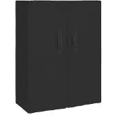 vidaXL Schoenenkast 60x30x90 cm stof zwart