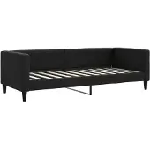 vidaXL Slaapbank 80x200 cm stof zwart