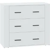 vidaXL Dressoir 80x33x70 cm bewerkt hout wit