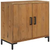 vidaXL Dressoir 75x35x70 cm massief grenenhout bruin
