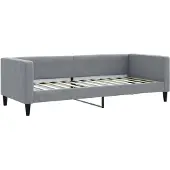 vidaXL Slaapbank 80x200 cm stof lichtgrijs