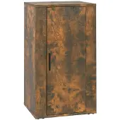 vidaXL Dressoir 40x33x70 cm bewerkt hout gerookt eikenkleurig