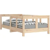 vidaXL Kinderbedframe 70x140 cm massief grenenhout