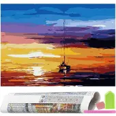Springos Diamond Painting - Volwassenen - Landschap - 40 x 30 cm